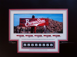 Burma Shave Signed Limited Edition Lithograph  - £47.47 GBP