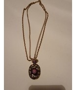 Vintage Signed Celebrity NY Morrocan Mosaic Retro Necklace - £38.53 GBP