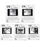 Cross Stitch Patterns Cats It&#39;s All in the Eyes Ronnie Row Lot of 5 Pen ... - £36.50 GBP