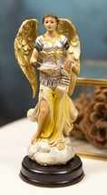 Archangel Gabriel Messenger Of God Holding Scroll Figurine Catholic Church Saint - £15.97 GBP