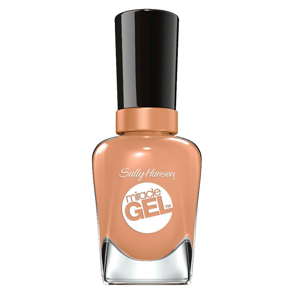 NEW Sally Hansen, Miracle Gel, Nail Color, Tan-Acious ,0.50 Ounces