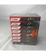 TDK Dynamic Audio Cassette Lot of 8 High Output D60 Normal Bias BRAND NEW - £5.70 GBP