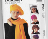 McCall’s Fashion Accessories P337 Misses Hats, Scarves, Tote, Blanket UNCUT - £5.02 GBP