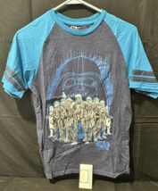 Disney Store Star Wars Rogue One T-shirt small or medium size Darth Vader blue - $18.02
