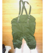Swedish Military Motorcycle Pants C 52 Green Cold Weather Haga 1975 Army... - €101,53 EUR