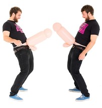 Pecker Fight Gag Game Inflatable Penis With Adjustable Strap - $373.45 MXN