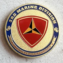 Us Marine Corps - 3rd Marine Division Challenge Coin - £11.86 GBP