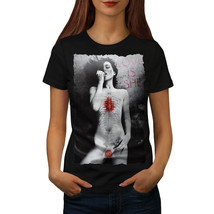 Wellcoda Girl Nude Love She Sexy Womens T-shirt, Naked Casual Design Printed Tee - £14.87 GBP+