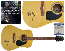Willie Nelson country music star signed acoustic guitar proof Beckett au... - $2,474.99