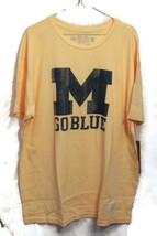 Soft Streaky Yellow Sport T Shirt Go Blue New with tags  - $14.99