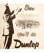 1957 Dunlop Tires London Show Import Advertisement Autocar Earls Court D... - $556.74 MXN