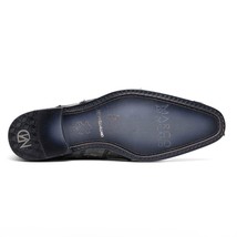 Olivieri Genuine Pirarucu Exotic Lace-Up Oxford Gray image 5