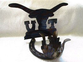 St Croix Forge, U T Texas display, candle holder, Elliott&#39;s SW Metal Art... - £31.38 GBP