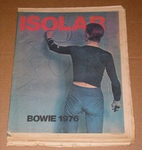 David Bowie Isolar Concert Tour Program Vintage 1976 Newspaper Format - £156.20 GBP