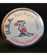 Vintage U.S.A. RAT RACE TEAM OFFICIAL MEMBER by Boynton RPP, Inc. Pin Back - $14.67