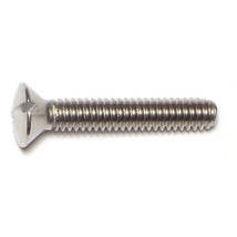 1/4&quot;-20 x 1-1/2&quot; 18-8 Stainless Slotted Oval Machine Screws (10 pcs.) - £8.50 GBP