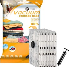Vacuum Storage Bags (10 x Jumbo), Space Saver Sealer Bags - £30.17 GBP