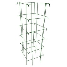 Midwest Wire Works 8400XLG Tomato Cage 40&quot; H Green Steel Green - £19.25 GBP