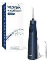 Used-Waterpik Cordless Pulse Rechargeable Portable Water Flosser -Navy Blue - $24.00