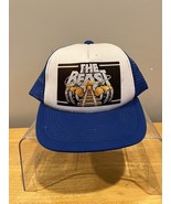 Vintage Kings Island The Beast Trucker Hat Blue Printed Snapback - $54.14 CAD