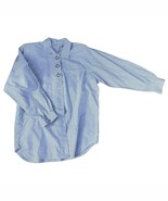 VTG 90 Capacity Women Large Embroidered flower Striped long sleeve shirt - $355.68 MXN