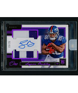 2018 Panini One Saquon Barkley RC Autograph Jersey Patch Card #15/25 Giants - $692.99