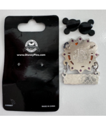 Happy Haunts 2013 Disney Hitchhiking Ghost Gus Stained Glass Dangle Pin - $17.81