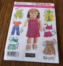 Simplicity 18&quot; Doll Clothes Pattern-4654-Fits American Girl-7 Outfits - £3.88 GBP