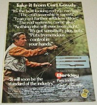 1972 Print Ad Berkley Para-Metric Curt Gowdy Signature Fly Fishing Rods - $10.54