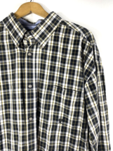 TwentyX Wrangler Shirt Size Medium Mens Black &amp; White Plaid Button Down ... - £37.04 GBP