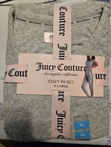 Juicy Couture XL Logo White Cozy Sleepwear Set 2 piece Pants Shirt  PJ Set New - £19.96 GBP