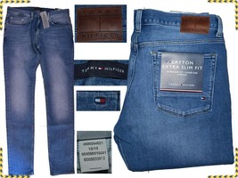 TOMMY HILFIGER Men&#39;s Skinny Jeans 34x36 US 44 Spain TO14 T2G - £75.90 GBP