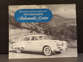 The Newest and Most Advanced! Studebaker Automatic Drive Sales Brochure ... - $67.49