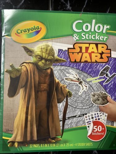 Crayola -  Star Wars - Color And Sticker - New! - Factory Sealed!! - $12.75