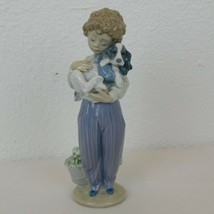 Lladro My Buddy #7609 Retired Figurine Young Boy w/Dog Collector&#39;s Socie... - £91.29 GBP