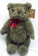 VINTAGE 1982 GUND T.C. BIRTHDAY BEAR Jointed Teddy 12&quot; Plush STUFFED ANI... - £31.58 GBP