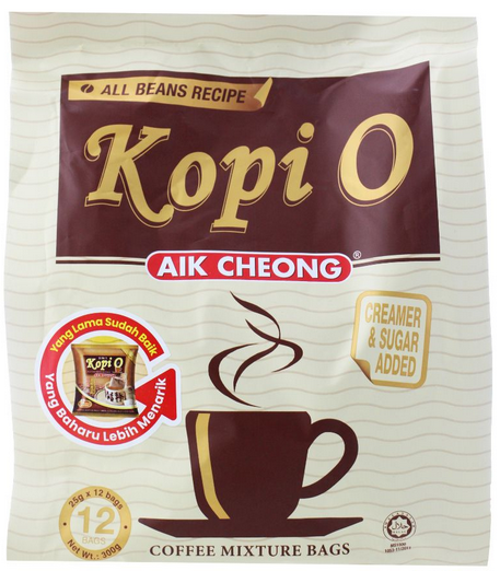 Aik Cheong Kopi O Coffee Mixture Bags Original (12&#39;s x  25g) - $9.90