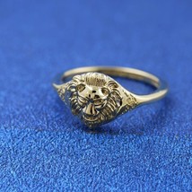 2024 New 14K Gold-Plated Game of Thrones Lannister Lion Ring - £13.76 GBP