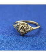 2024 New 14K Gold-Plated Game of Thrones Lannister Lion Ring - $25.38 CAD