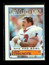Vintage 1983 Topps Nfc Pro Bowl Football Card #27 Jeff Van Note Atlanta Falcons - £3.86 GBP