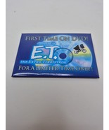 E.T. First Time On DVD Promotional Pin Back Button 2002 Collectible Vintage - $154.76 MXN