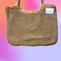 BAY SKY Straw Tote New With Tags MSRP $69.50 - £35.19 GBP