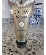 Olay Scrubs Detoxifying Face Scrub Vitamin C Black Charcoal 4.2 oz - $24.74