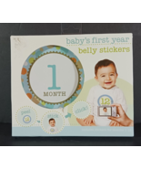Baby&#39;s First Year Belly Milestone Stickers Months 1-12 Boy Girl Stepping... - $14.84