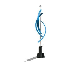 Large Abstract Metal Art- Contemporary Sculpture Modern Garden Orion Aqua - £238.72 GBP