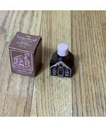 Vintage Avon Charisma COLOGNE Little Brown Gingerbread House Pink Trim Full - $8.99