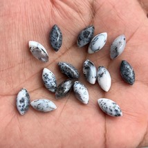 4x8 mm Marquise Natural Dendrite Opal Cabochon Loose Gemstone 20 pcs - £18.82 GBP
