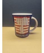 PEANUTS SNOOPY PATRIOTIC MUG Cup Stars &amp; Stripes Red White &amp; Blue Americ... - €10,31 EUR