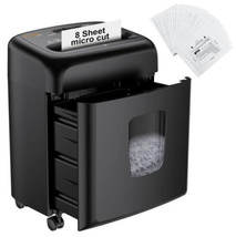 8 Sheet High Security Micro Cut Paper Shredder and 24-Pack Shredder Lubr... - $295.20