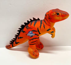 Jurassic World Dino Hybrid Orange Red T-Rex Raptor 7” Plush Toy Factory Dinosaur - £11.71 GBP